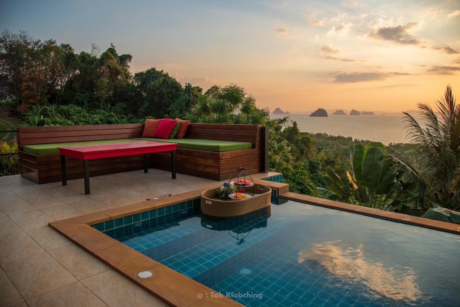 เขาทองพูลวิลล่ากระบี่ Khaotong Pool Villa Krabi Ban Nai Sa 외부 사진